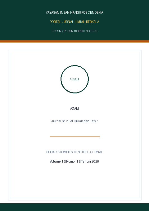 Azam: Jurnal Studi Al-Qur'an dan Tafsir